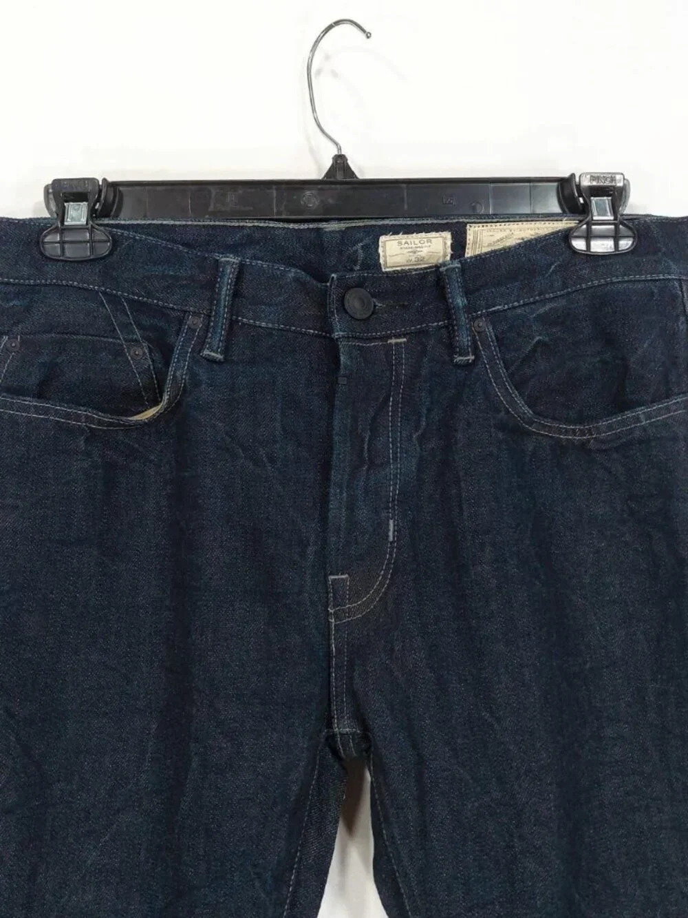 Allsaints 607 Japanese Selvedge Denim Indigo Jeans 'Sailor' Standard Fit. Sz 32.